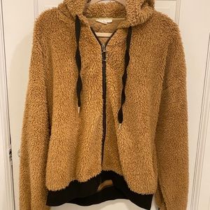 Soft Fluffy Zip Up Sweatshirt